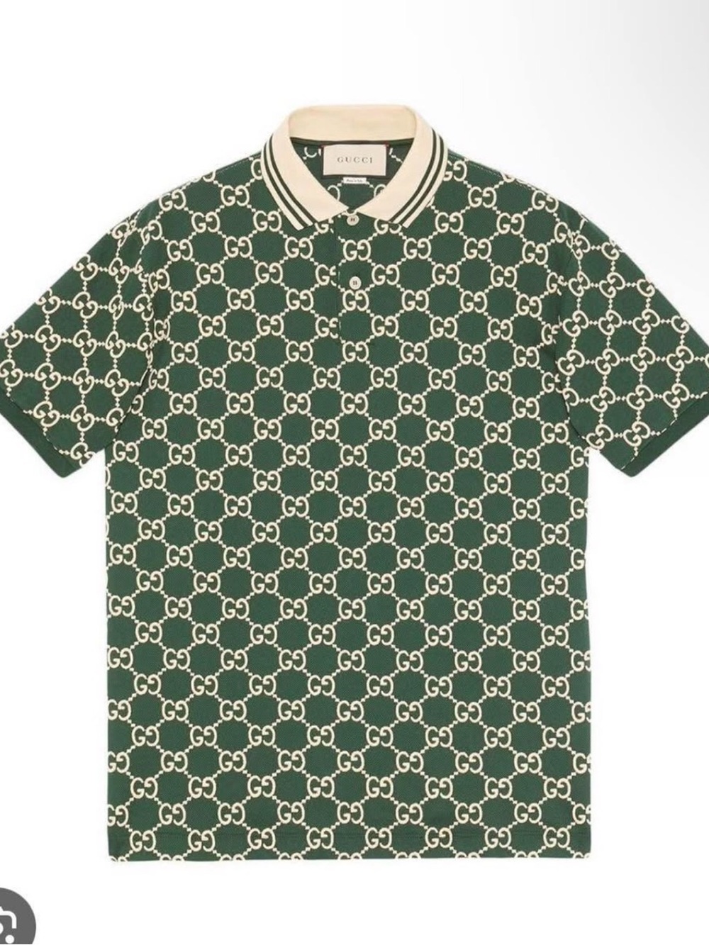Gucci GG Jacquard Polo Shirt xl